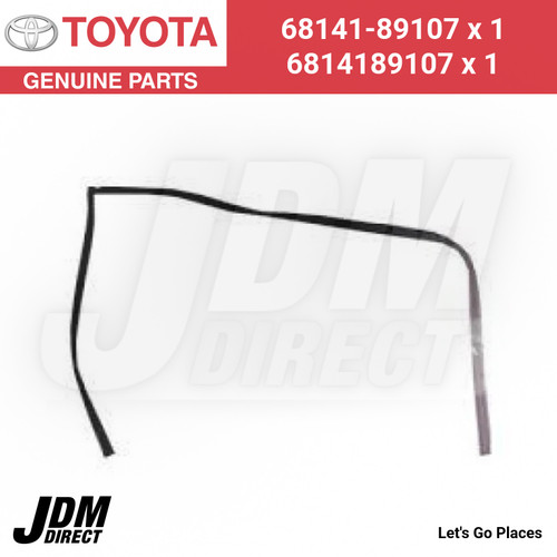 Toyota oem front door glass - oem,