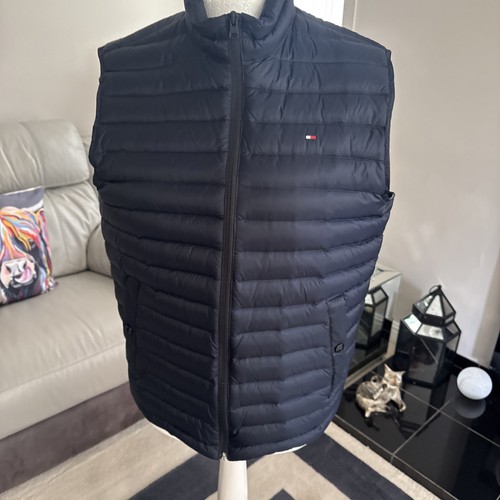Tommy hilfiger navy gilet size - hilfiger,