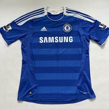 Chelsea 11/12 Retro Football Shirt - Luiz#4 - Large 