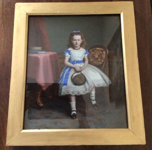 Antique painting pretty - antique,