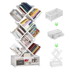 9-Tier Corner Bookshelf with