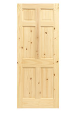 LPD Internal Knotty Pine 6 Panal Door Unfinished B Graded Stock