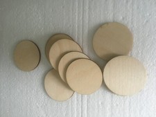 Wooden plain round circle - 10, x