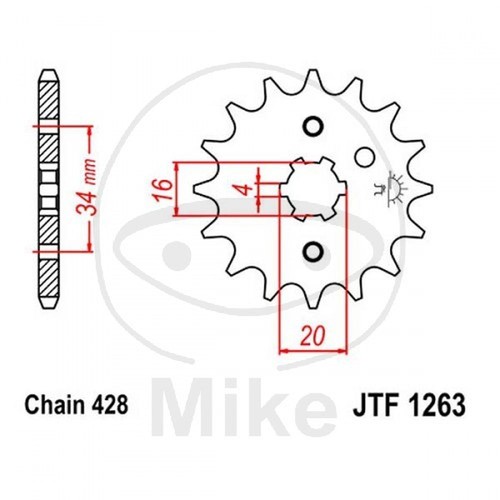 Sprocket z13 428 - sprocket, 726.42.60