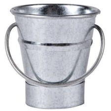 Small Galvanised Bucket - 3oz/85ml - Mini Serving Pail