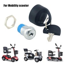 UK For Pride Mobility Scooter Replacement On Off Ignition Switch Lock with 2 Key
