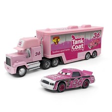 Disney Pixar Cars Tank Coat No.36 Hauler Truck 1:55 Diecast Model Loose Kid Toys