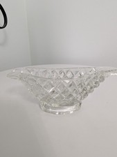 Vintage Art Deco Clear Pressed
