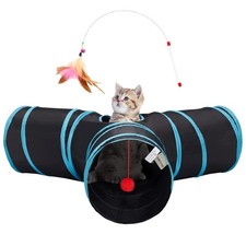 Cat Tunnel 3 Way Toy Long Pop