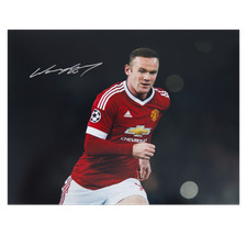 Wayne Rooney Signed Manchester