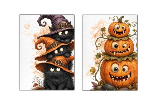 Pack halloween cards - pack, of