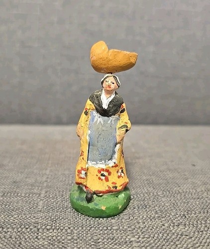 Vintage french santon clay - vintage,