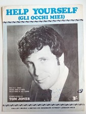  SIR TOM JONES Genuine  signed
