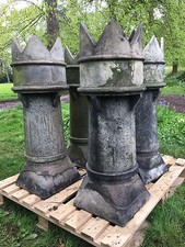 Single giant and beautiful reclaimed 1858 Victorian crown chimney pot.