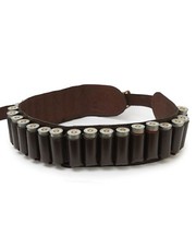Shotgun Cartridge Belt Leather Ammo Belt Hunting Shell Holder Bandolier Gift