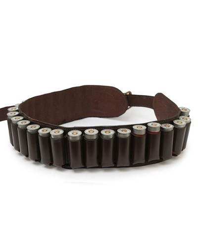 Shotgun cartridge belt leather - cartridge,