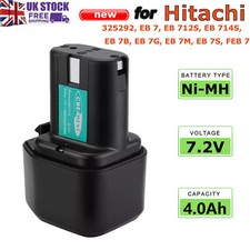 4000mAh 7.2V Battery for Hitachi EB714S EB7 BCC715 DS6DV NR90GC Nail Gun