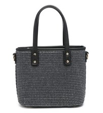 Boutique Woven Pattern Straw Woman Lady Plain Small Tote Shoulder handbag