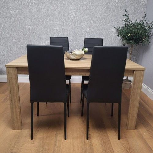 Dining table and chairs - dining,