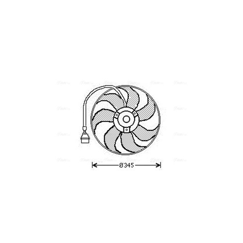 Radiator fan for golf mk4 - for,