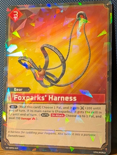 Foxparks harness palworld tcg - foxparks',