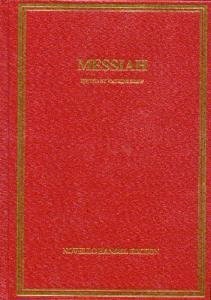 Messiah the new novello - messiah:,