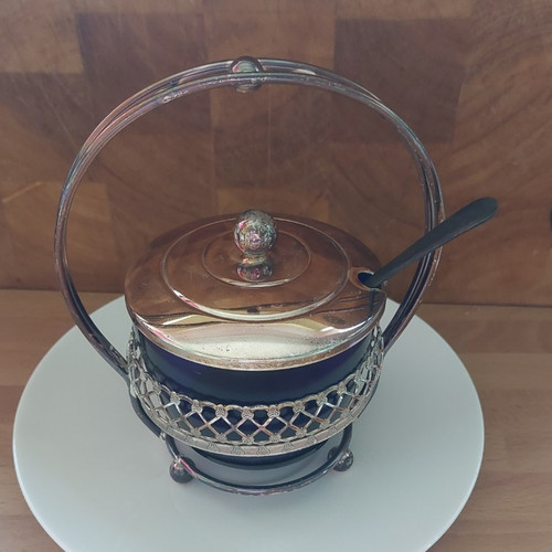 1980 cobalt blue - glass, and