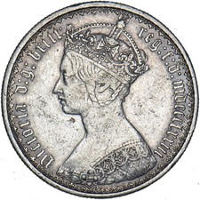 1873 Gothic Florin - Victoria