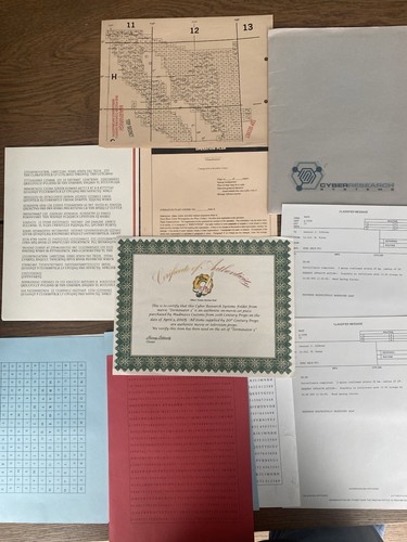 Rare original papers - rare,