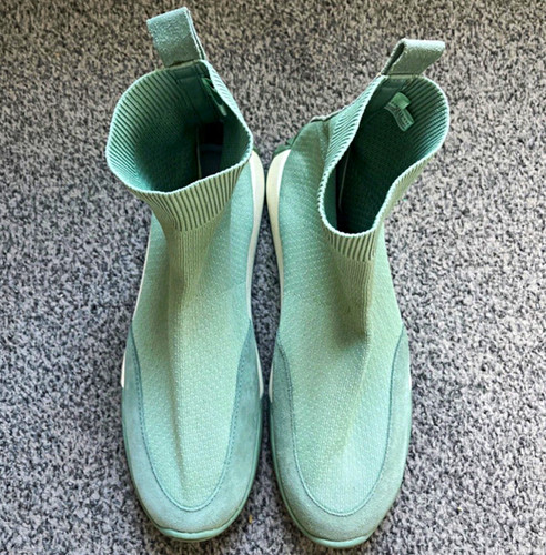 Zara green mid top sock - green,