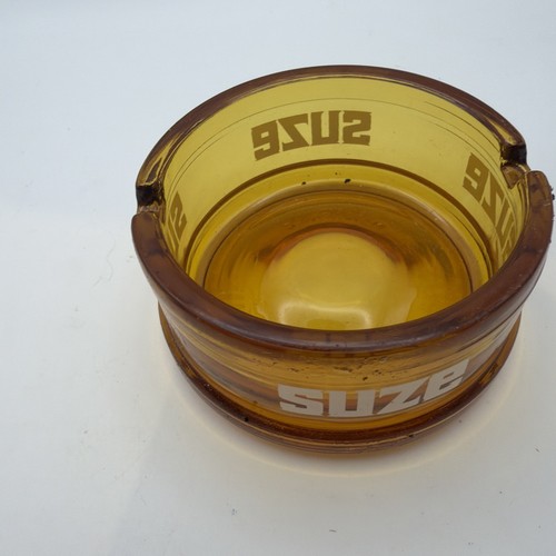 Vintage suze amber glass - amber,