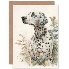 Dalmatian Dog Soft Watercolour
