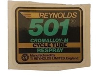 Reynolds 501 Respray Decal