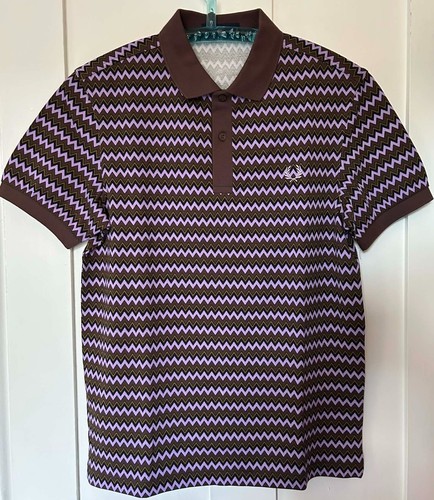 Fred perry zig zag print - zig, polo