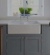 Ceramic Double Buttler Sink