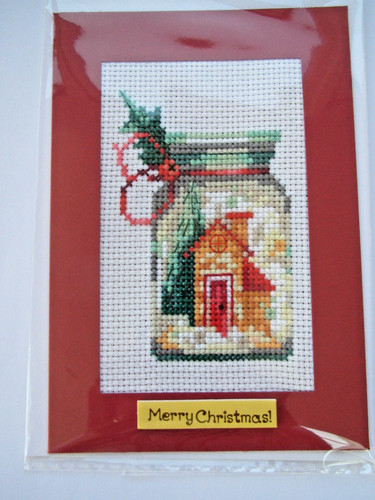 Completed christmas cross - christmas,