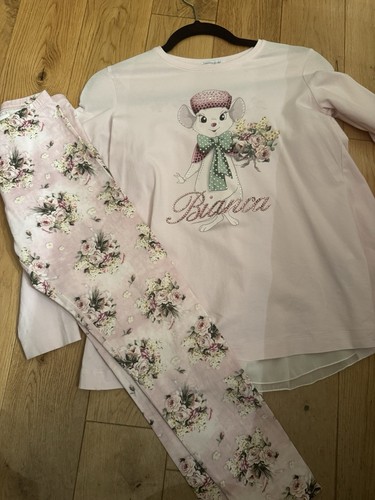 Monnalisa disney bianca set - disney,