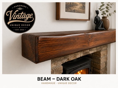 Rustic fireplace beam 4x6 - fireplace,