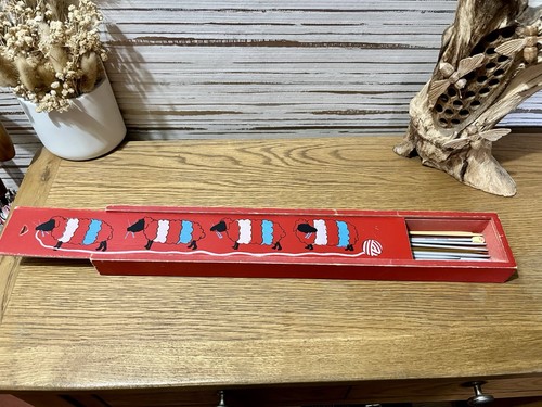 Vintage wooden knitting - vintage,