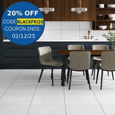 Amiata Sparkle White Porcelain Wall & Floor Tiles 300 x 600mm