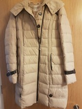 Beige Long Down Jacket
