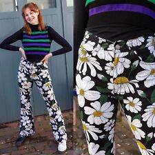 RUN AND FLY Black Daisy Flare