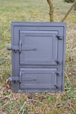 29x39 Cast iron fire door clay