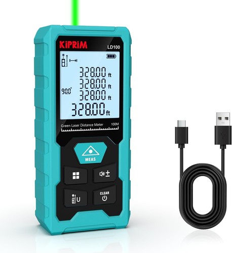 Green laser distance meter - green,