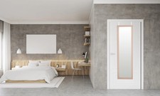 127.5cm x 37cm Overdoor Mirror