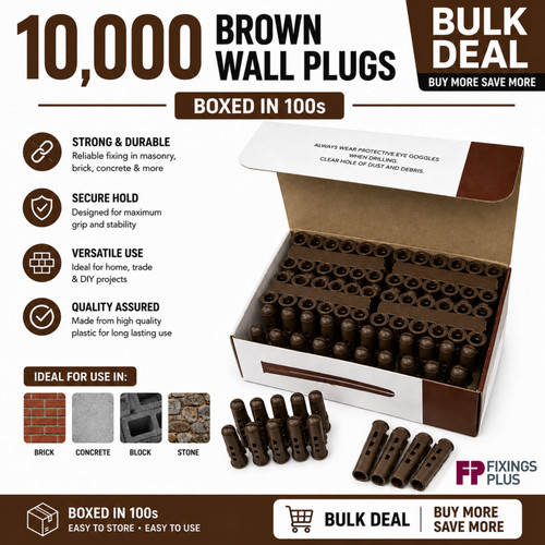 000 brown wall plugs plug - brown,