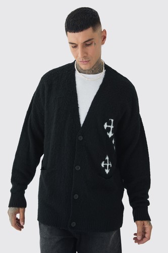 Boohoo man men cardigan m - man,