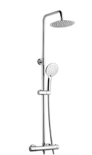 Round thermostatic mixer - thermostatic,