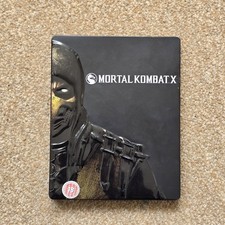 Mortal Kombat X Metal Steelbook Special Edition Sony PS4 18+ Fighting Game
