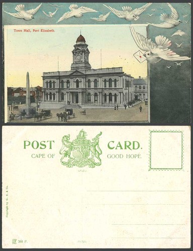 South africa old - postcard, port